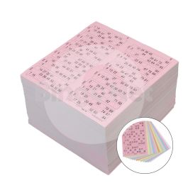 1/90 bingo- kientickets, Enkel, Setbloks