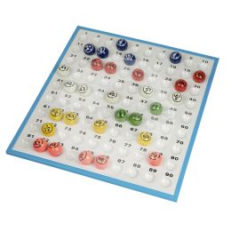 Bingobord voor blower bingoballen
