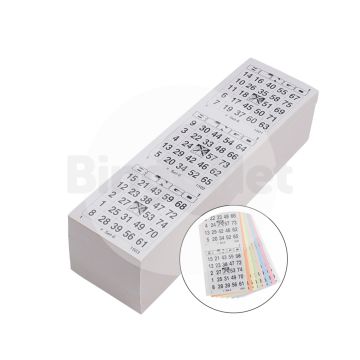 1/75 bingo, Bigtickets, Boek - 8 ronden, Combidoos,  2x Enkel + 4x Dubbel